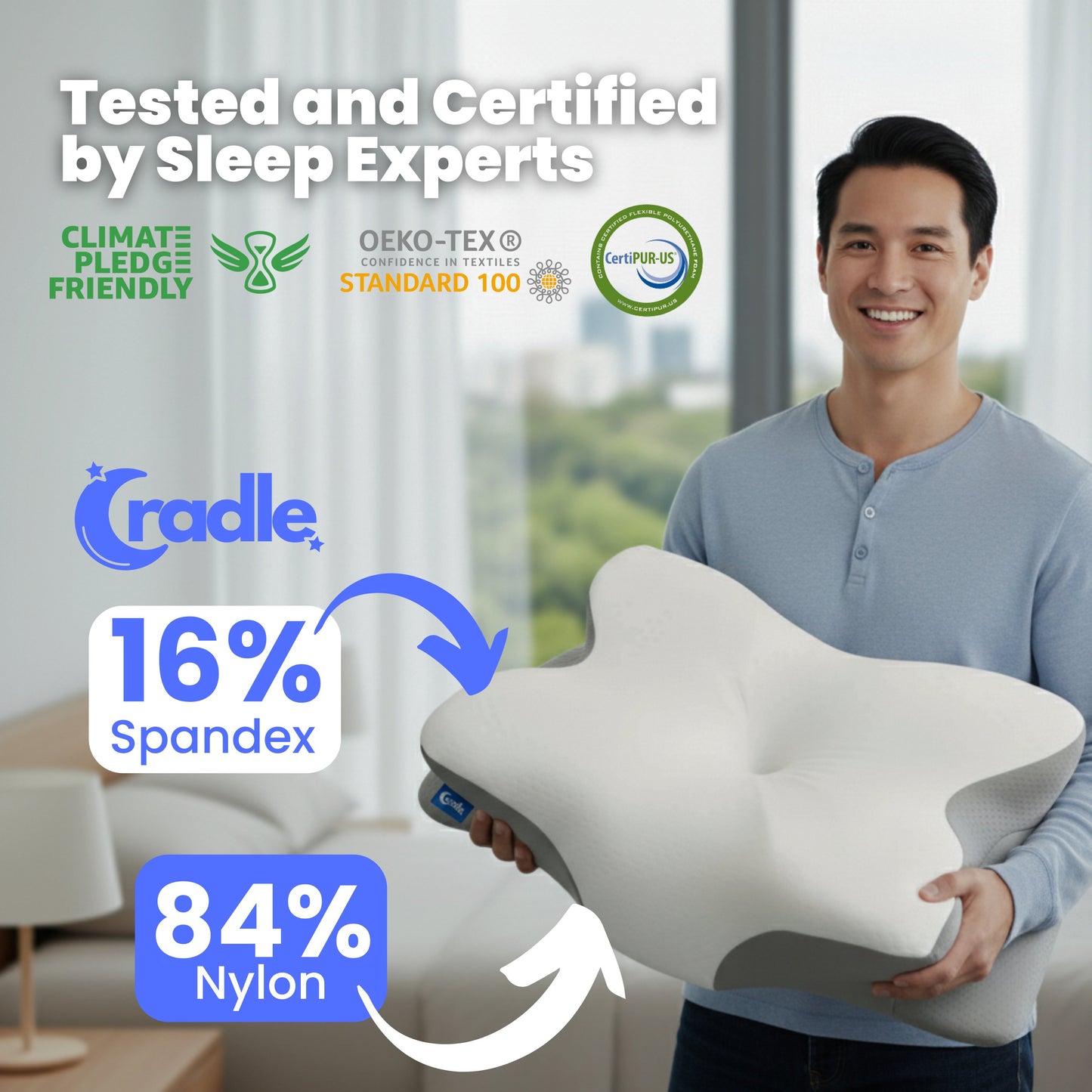Cradle Ultra Contour Relief Pillow
